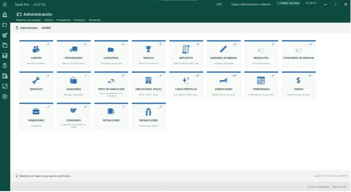 Administración completa